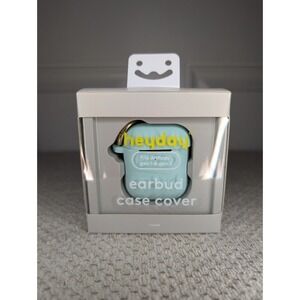 Heyday Earbud Case Cover & Clip Spring Teal Silicone Fits AirPods Gen 1 & 2 NWT